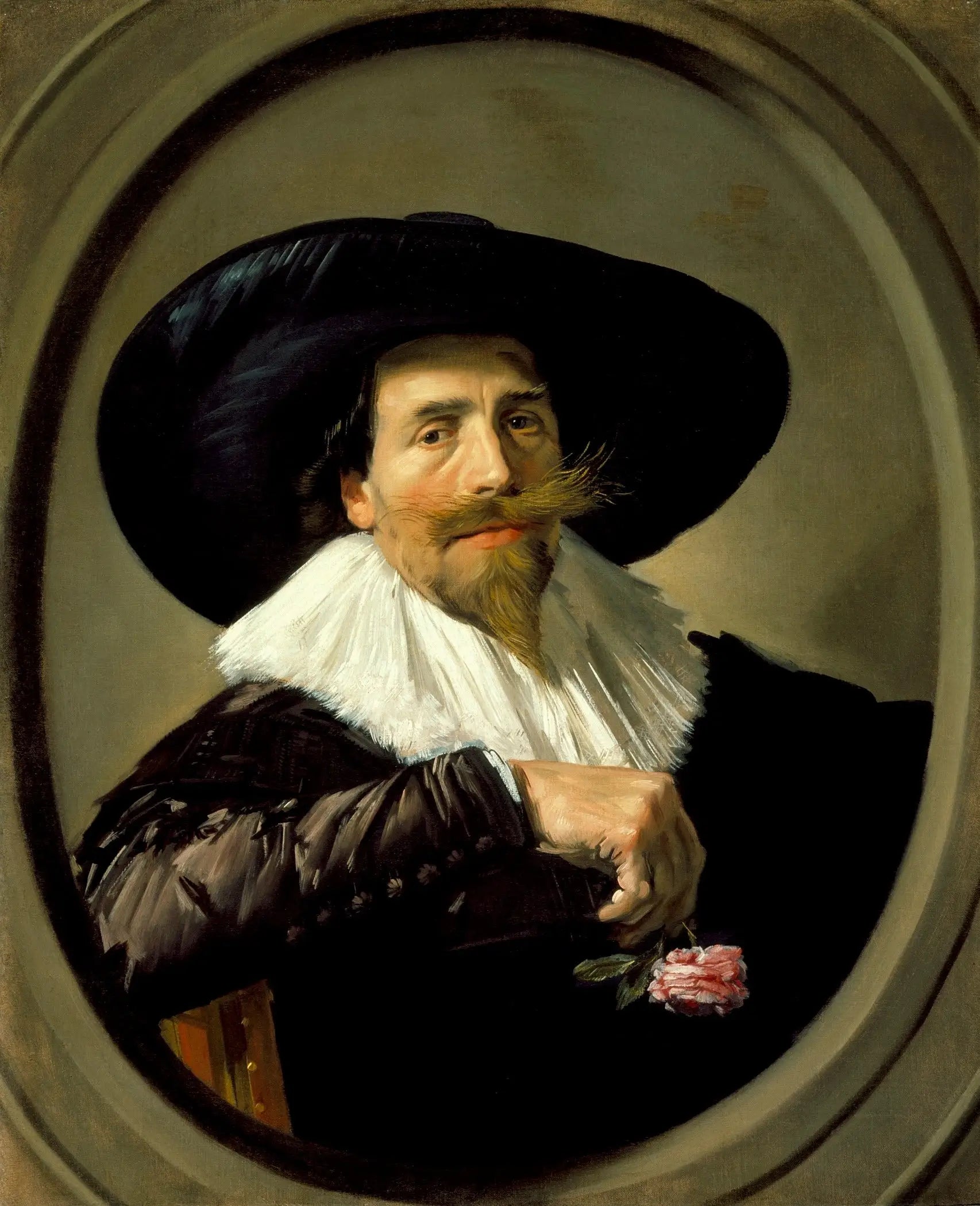 Portrait de (possible) Pieter Tjarck - Frans Hals - Alpha Reproduction