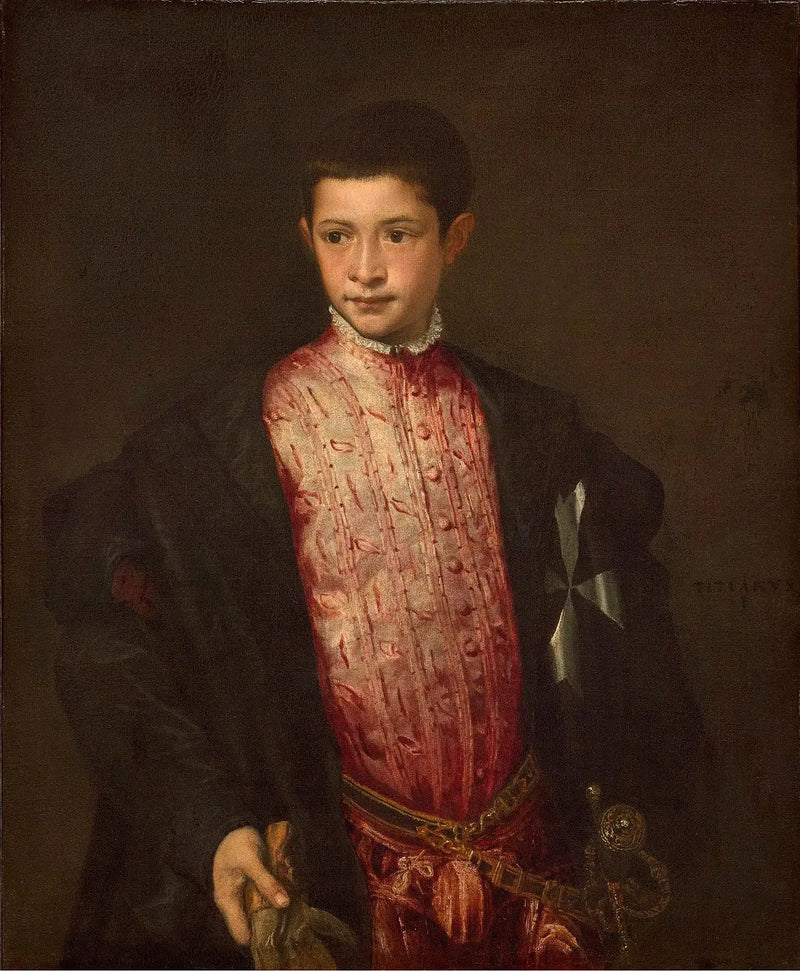 Portret Ranuccio Farnese - Tytus