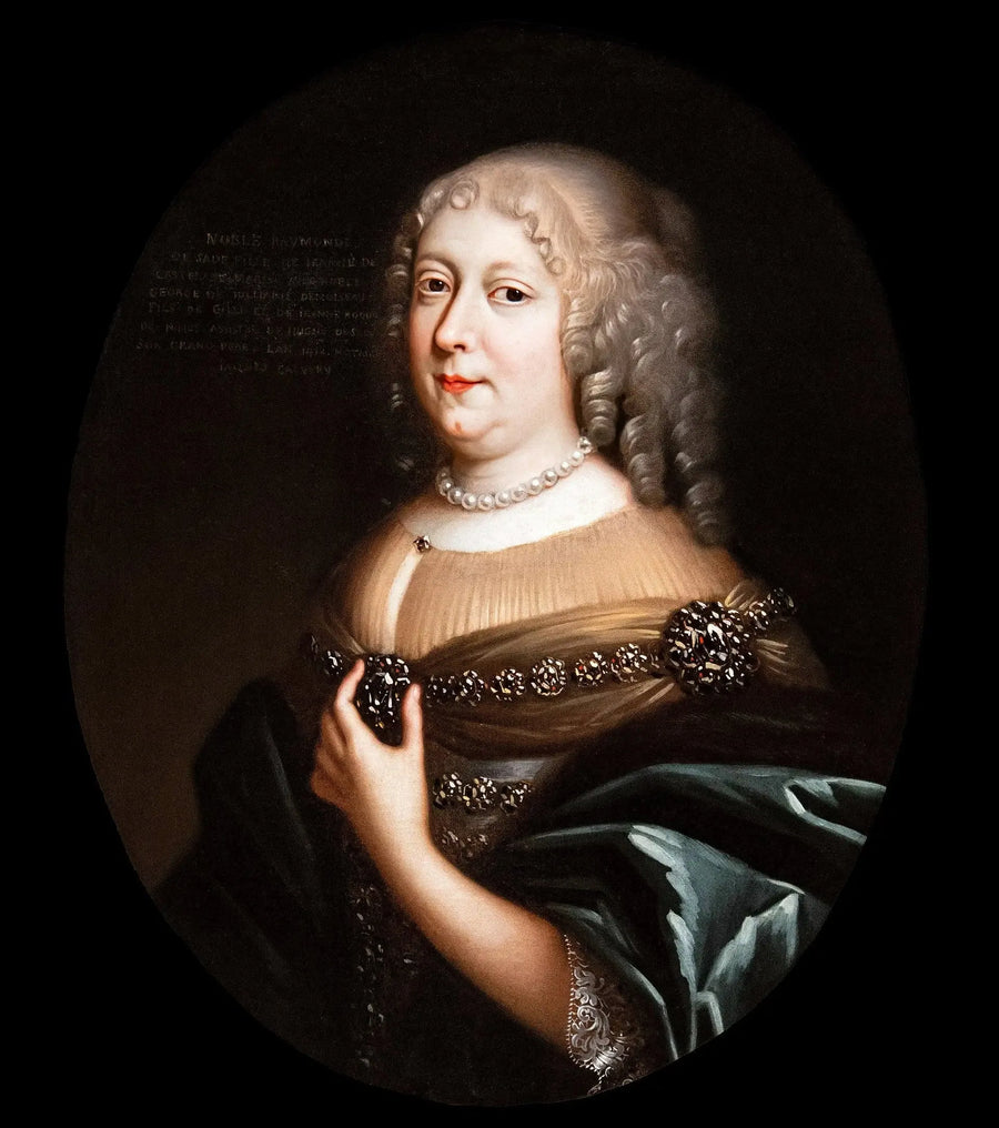 Portret Raymonde de Sade - Pierre Mignard