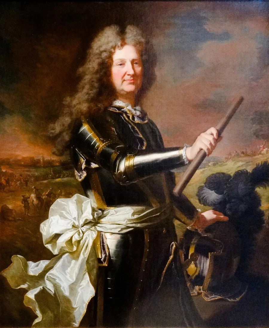 Portret Roberta Jeana Antoine'a de Franquetot, hrabiego de Coigny - Hyacinthe Rigaud