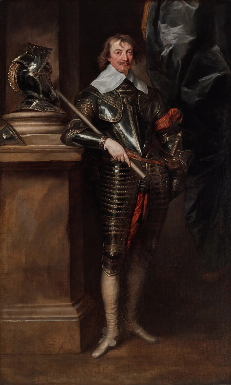 Portret Roberta Richa, drugiego hrabiego z Warwick - Antoine van Dyck