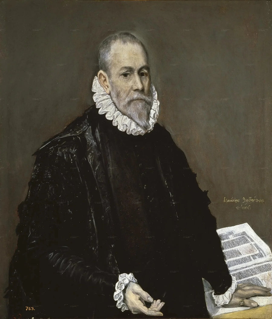 Portret Rodrigosa de la Fuente - El Greco