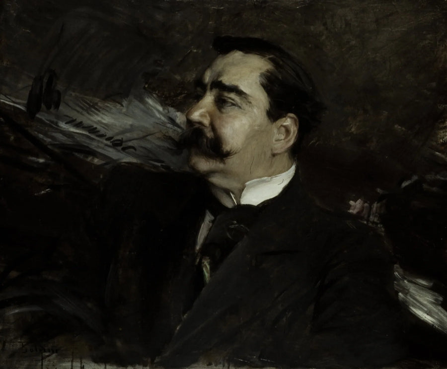 Portret Ruggiero Leoncavallo, 1858-1919 - Giovanni Boldini