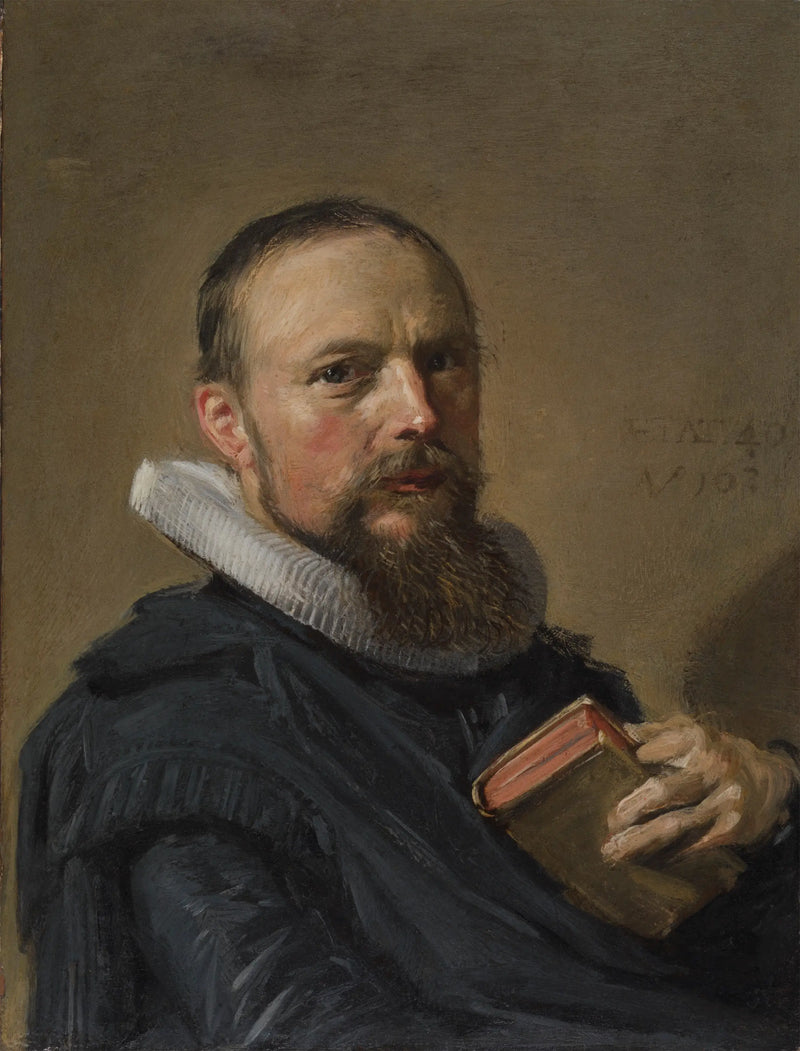 Portret Samuela Ampzing (1590-1632) - Frans Hals