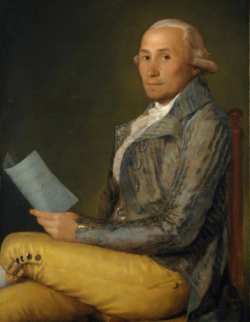Portret Sebastián Martínez y Pérez - Francisco de Goya