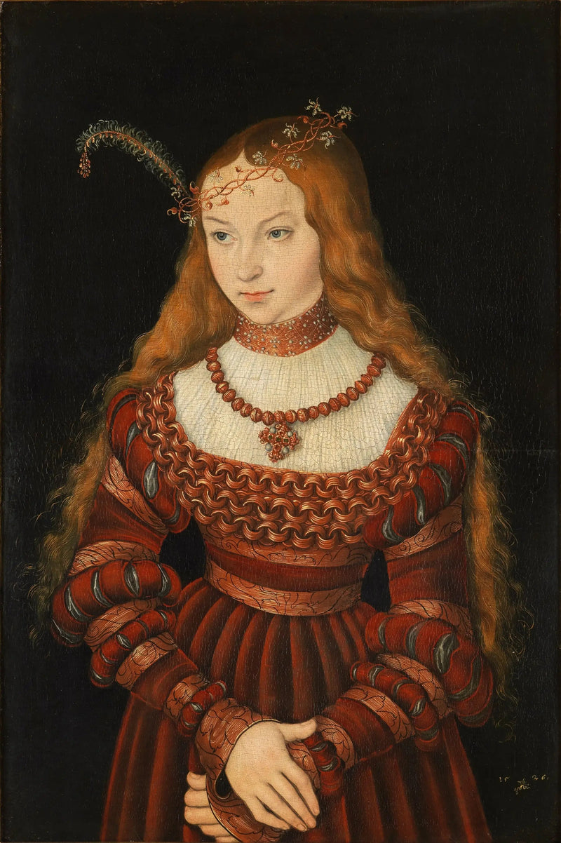 Portret Sibylle von Cleve - Lucas Cranach Starszy