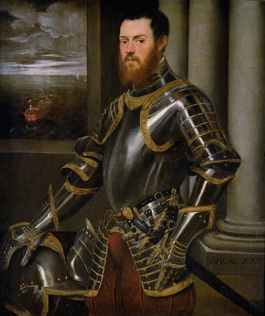 Portret Zygmunta Augusta z królewską galarą - Jacopo Tintoretto