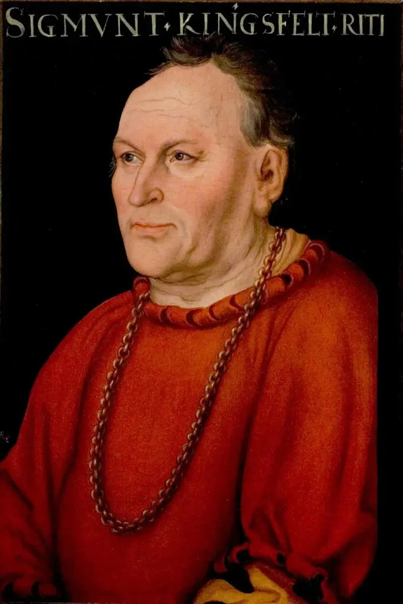 Portret Sigmunda Kingsfelta - Lucas Cranach Starszy