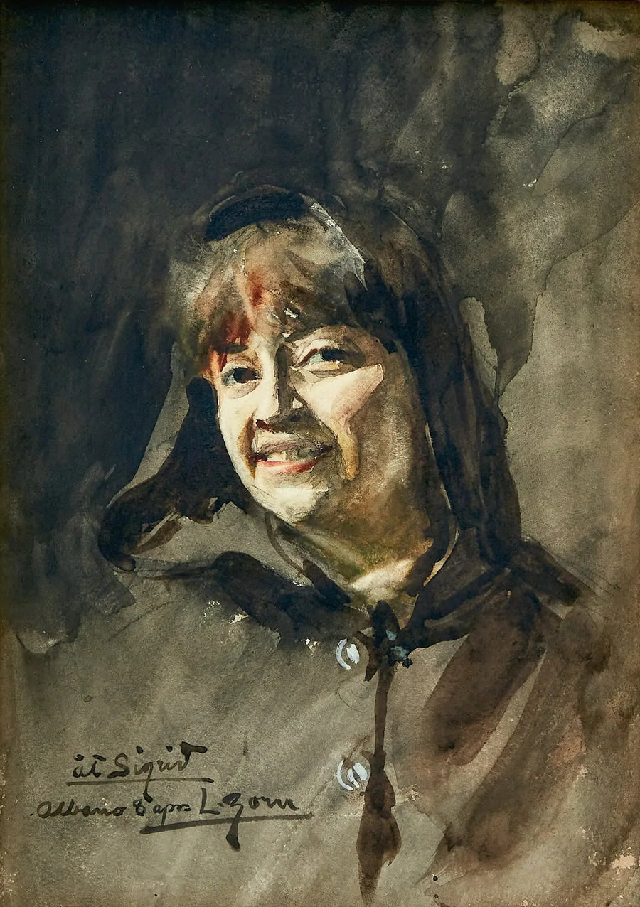 Portret Sigrid Weber - Anders Zorn