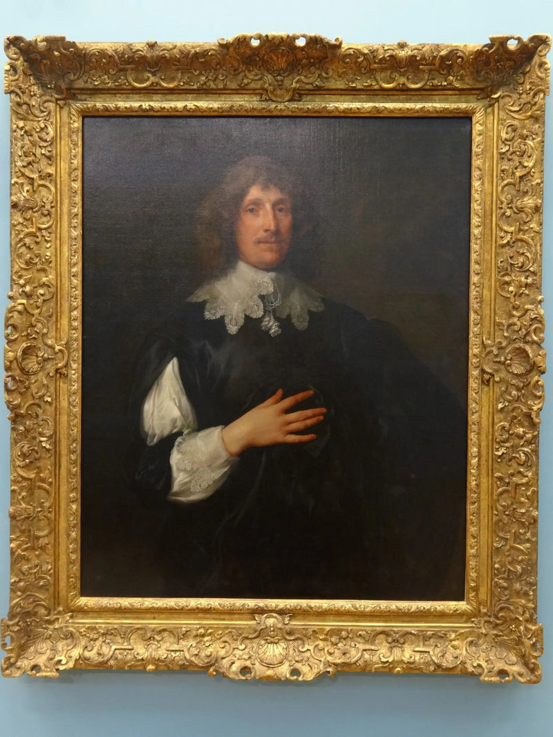 Portret sir Basil Dixwell, pierwszy baronet z Tirlingham (1585-1642) - Antoine van Dyck