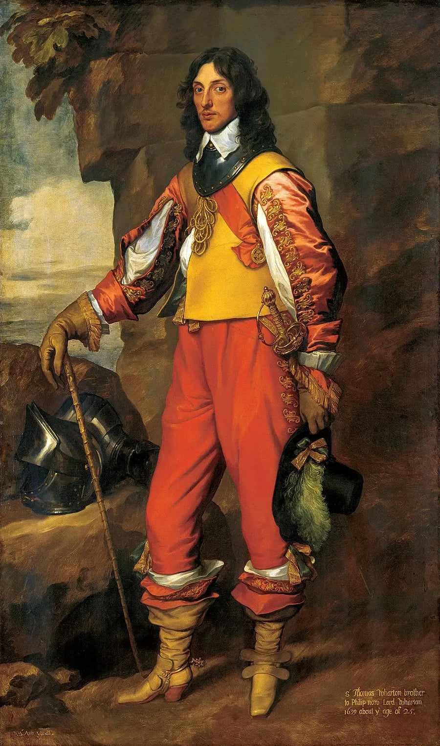 Portret Sir Thomasa Whartona (1615-1684) - Antoine van Dyck