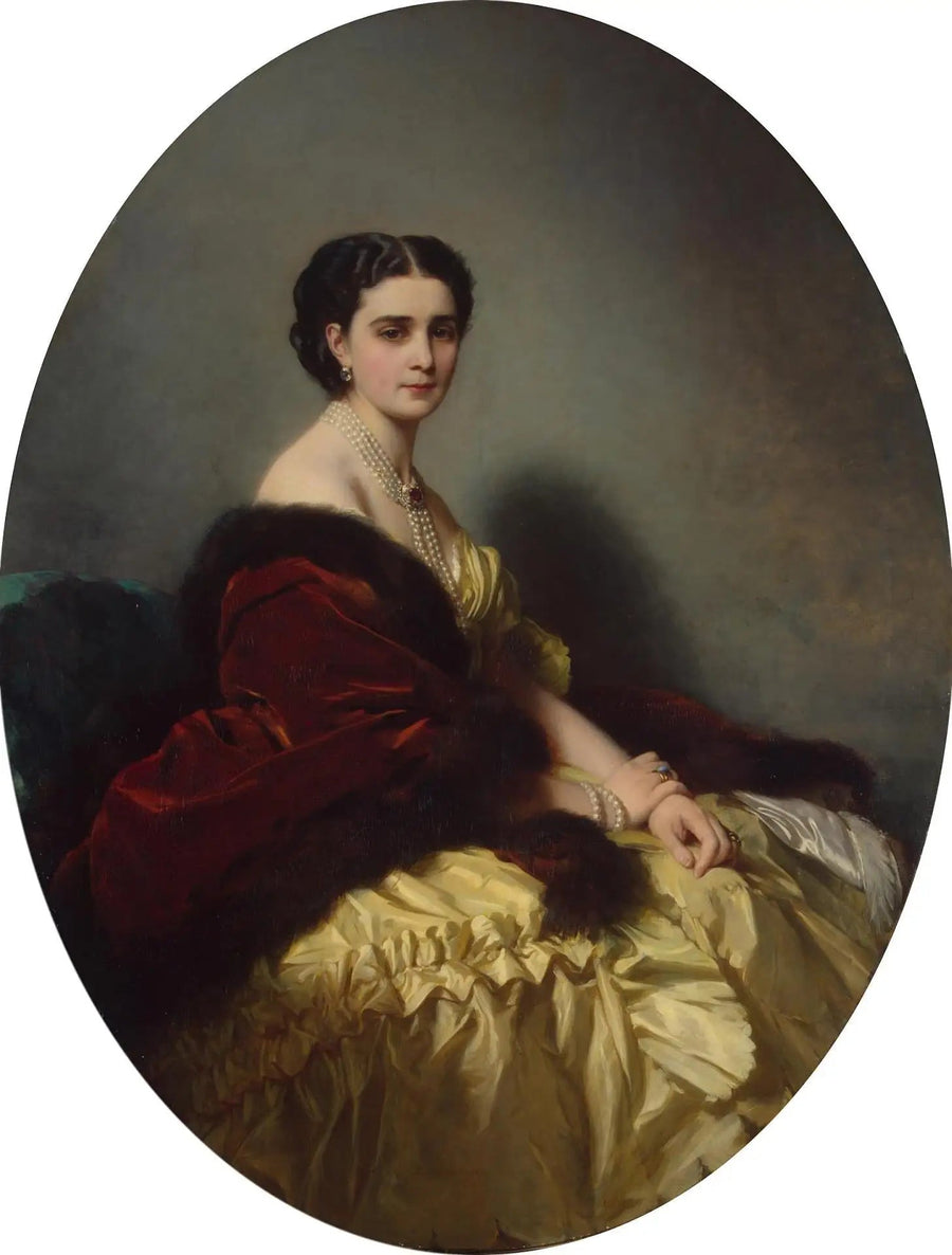 Portret Sofii Naryszkina - Franz Xaver Winterhalter