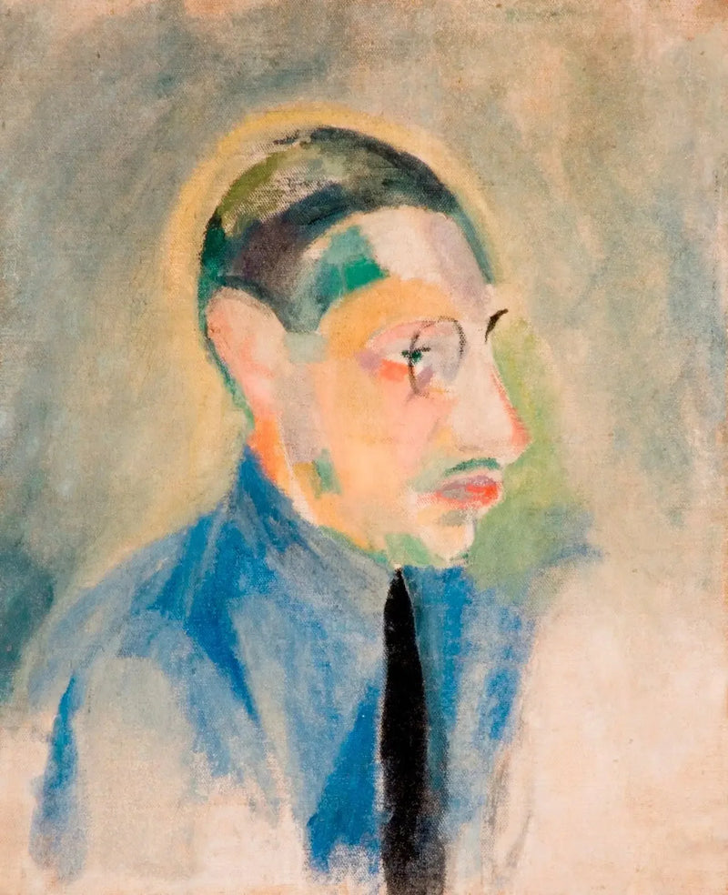 Portret Strawińskiego - Robert Delaunay