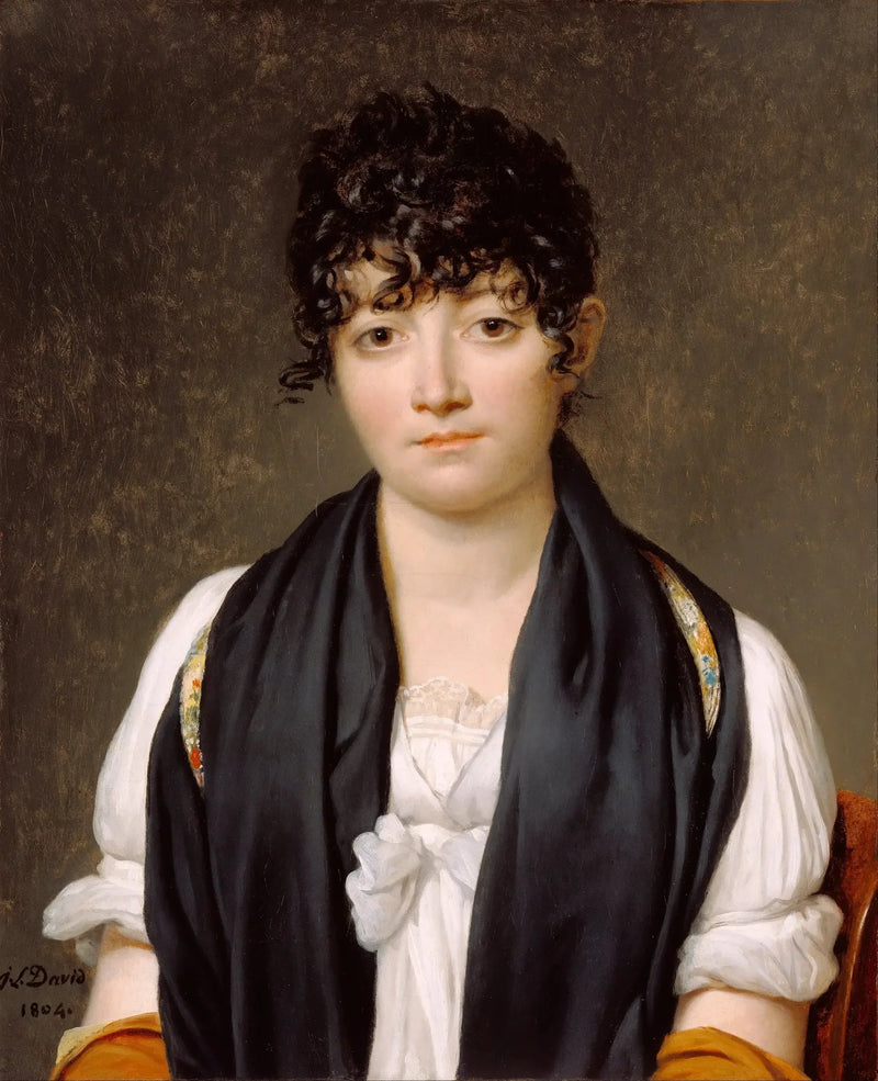 Portret Suzanne Le Peletier de Saint-Fargeau - Jacques-Louis David