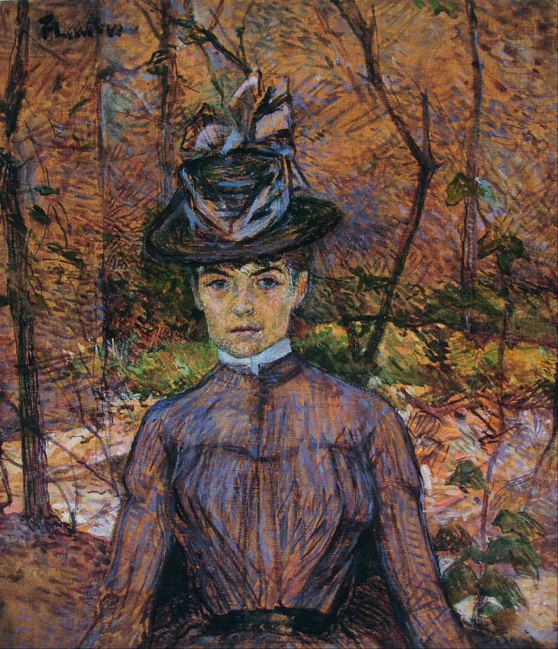 Portret Suzanne Valadon - Henri de Toulouse-Lautrec