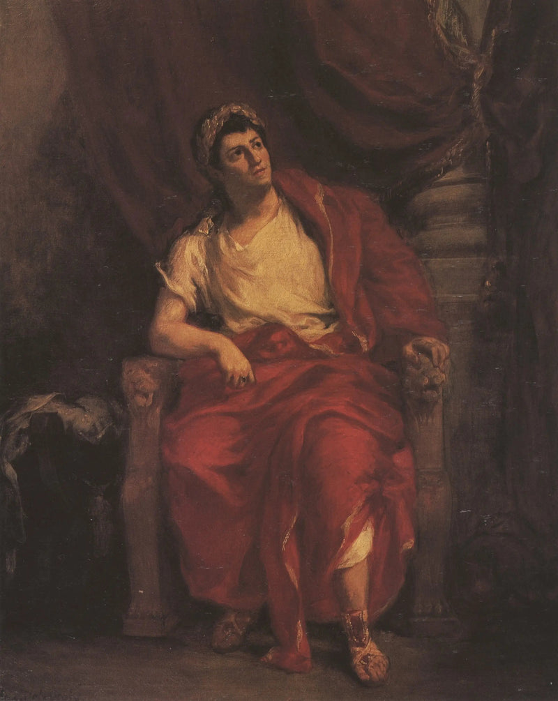 Portret Talmy jako Neron - Eugène Delacroix