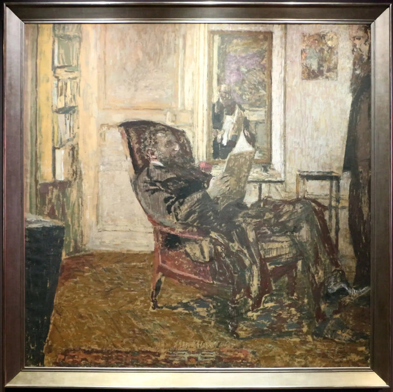 Portret Thadée Natansona w fotelu - Édouard Vuillard