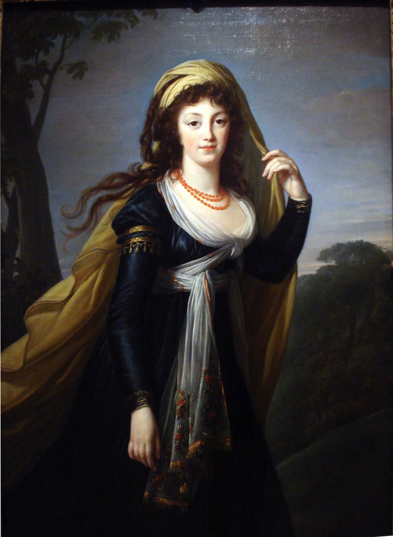 Portret Thérèse, hrabiny Kinsky - Élisabeth Vigée Le Brun