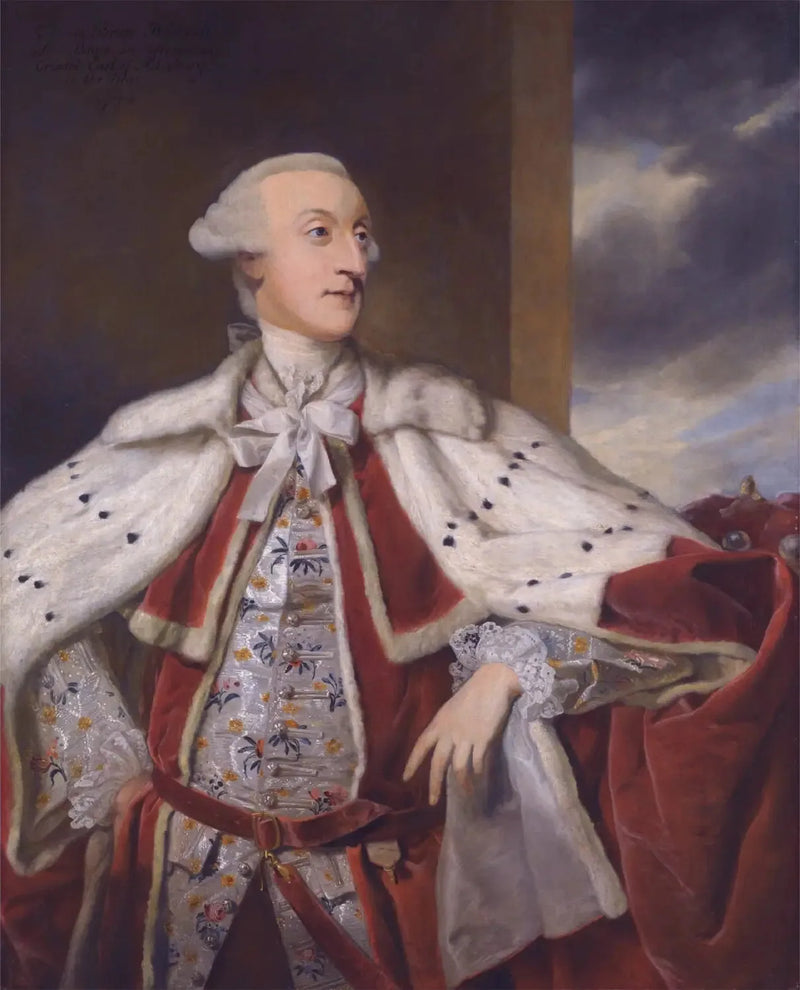 Portret Thomasa Bruce'a Brudenella-Bruce'a, późniejszego pierwszego hrabiego z Ailesbury, w szatach peer. - Joshua Reynolds
