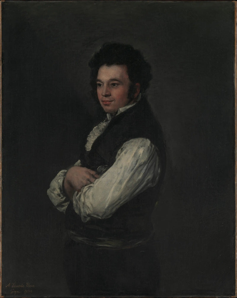 Portret Tiburcio Pérez y Cuervo, architekta - Francisco de Goya