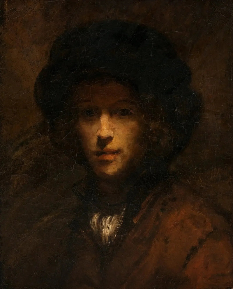 Portret Tycjana (przerobiony między 1908-1935) - Rembrandt