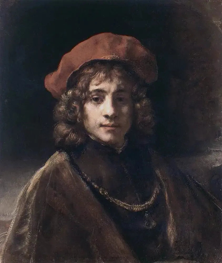 Portret Tycjana van Rijn - Rembrandt