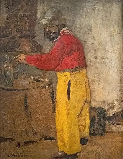 Portret Toulouse Lautreca, w Villeneuve-sur-Yonne, u Natansonów - Édouard Vuillard