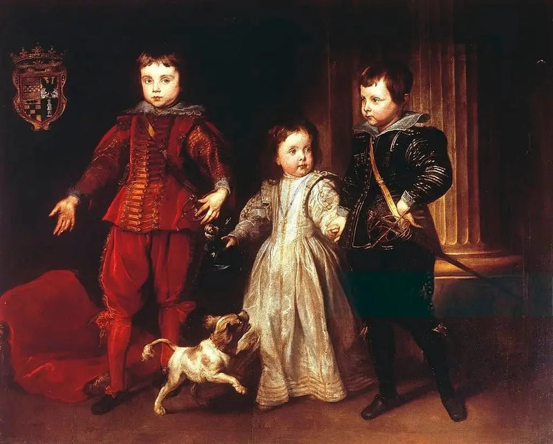 Portret trójki dzieci z rodziny Spinola - Antoine van Dyck