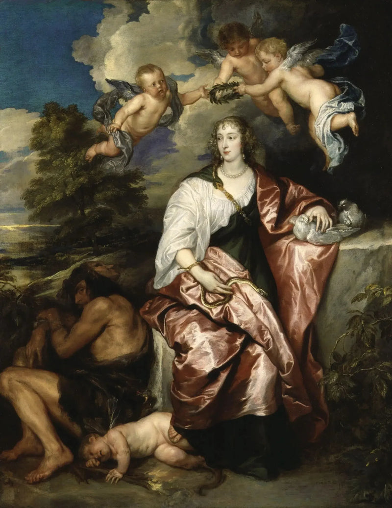 Portret Venetii, Lady Digby - Antoine van Dyck