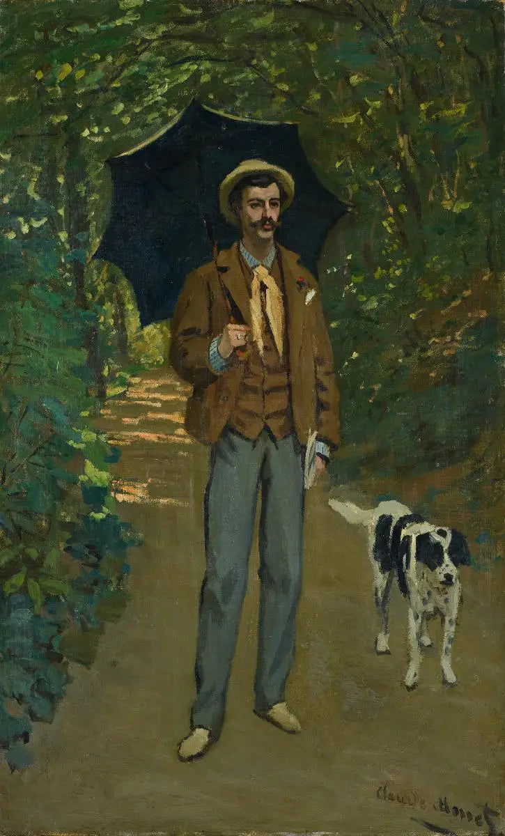 Portret Victora Jacquemonta z parasolem - Claude Monet