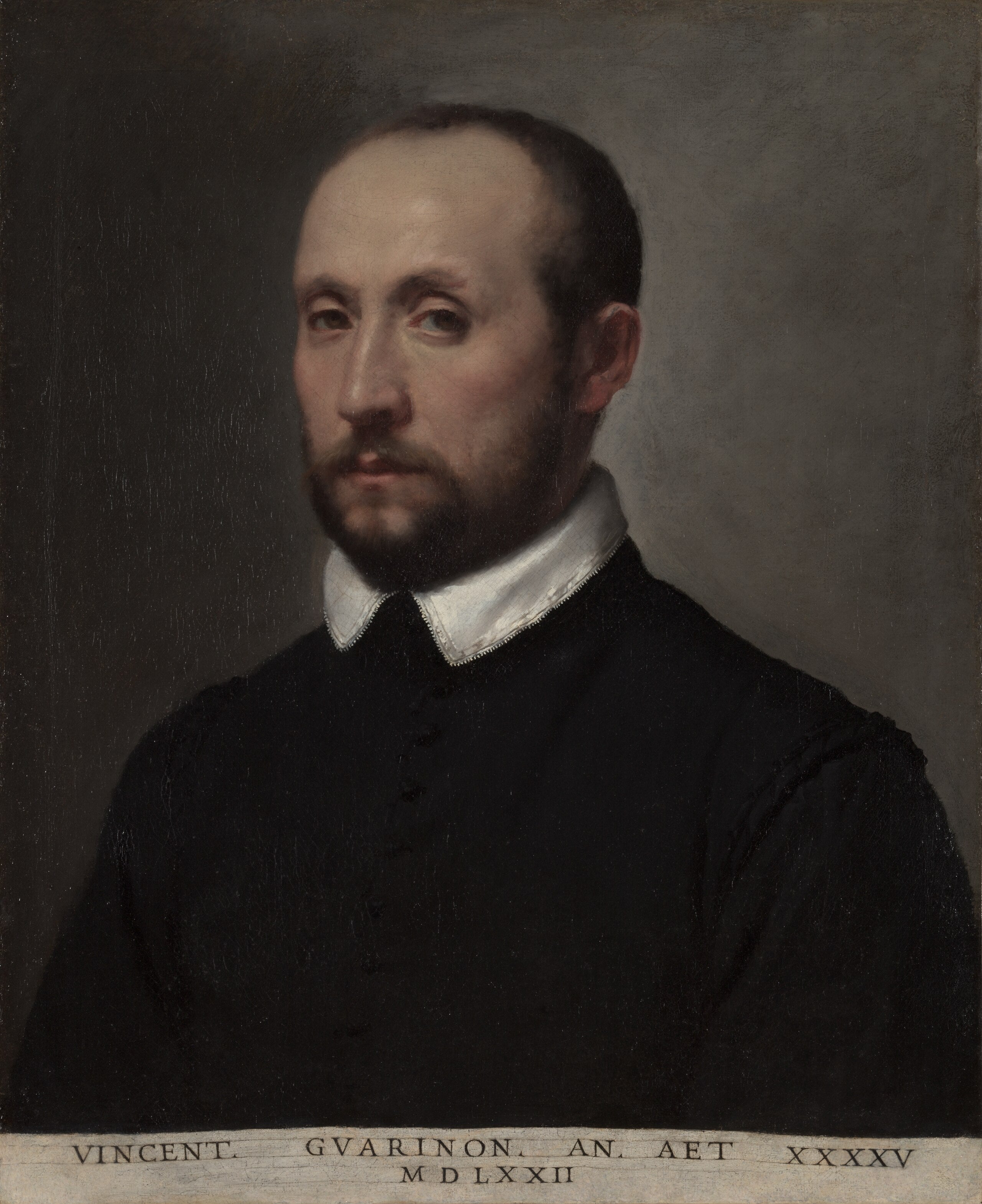 Portrait de Vincenzo Guarignoni - Giovanni Battista Moroni image 1 reproduction d’œuvre d’art à l’huile