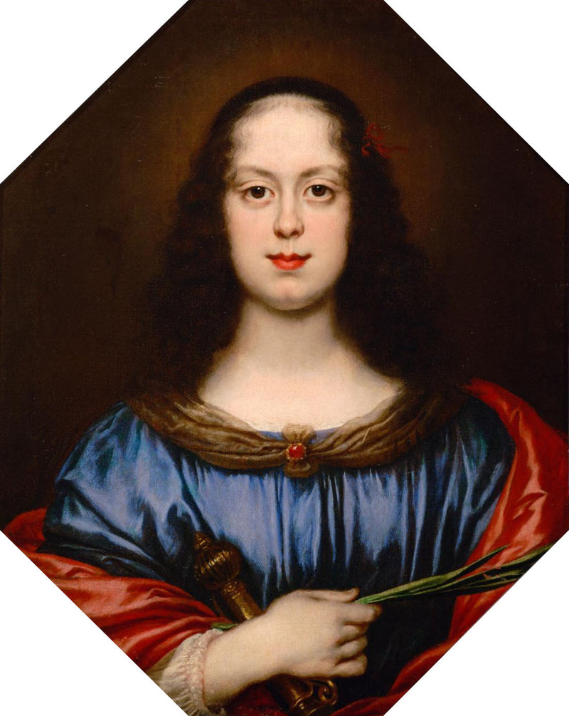 Portret Vittorii della Rovere (1622-1694) w Świętej Katarzynie - Carlo Dolci