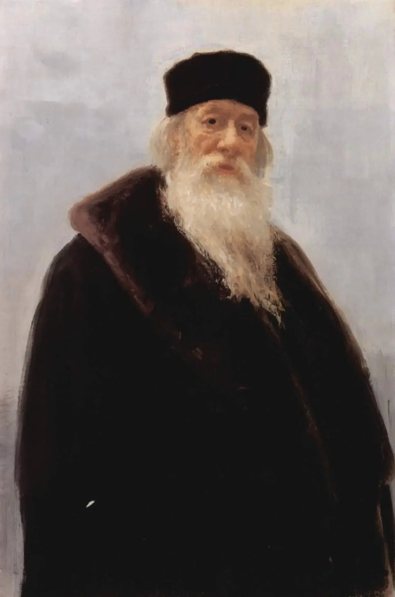 Portret Władimira Wasiljewicza Stasowa, rosyjski historyk sztuki  oraz  Notacja muzyczna - Ilya Repin