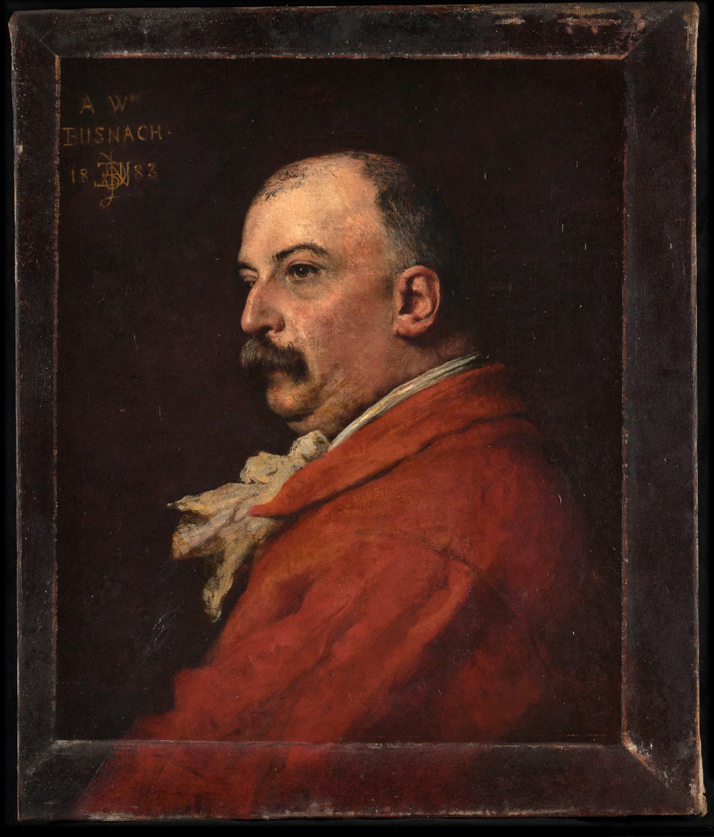Portrait de William Busnach - Jules-Élie Delaunay image 1 tableau peint à l’huile sur toile