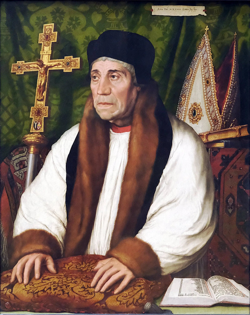 Portret Williama Warhama - Hans Holbein Młodszy