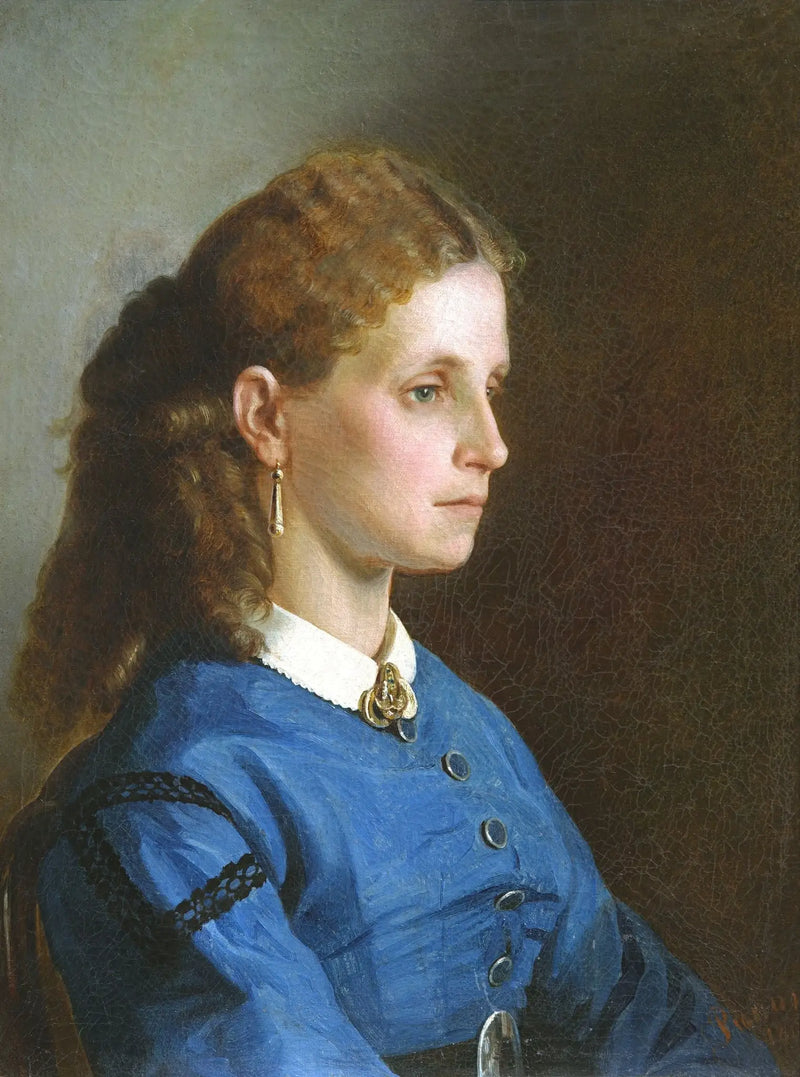 Portret Yanitskaya - Ilya Repin