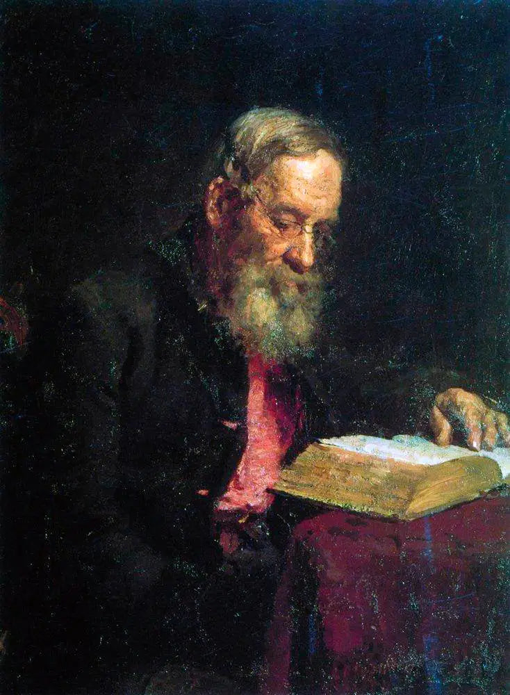 Portret Jejima Wasiljewicza Riepina, ojca artysty - Ilya Riepin