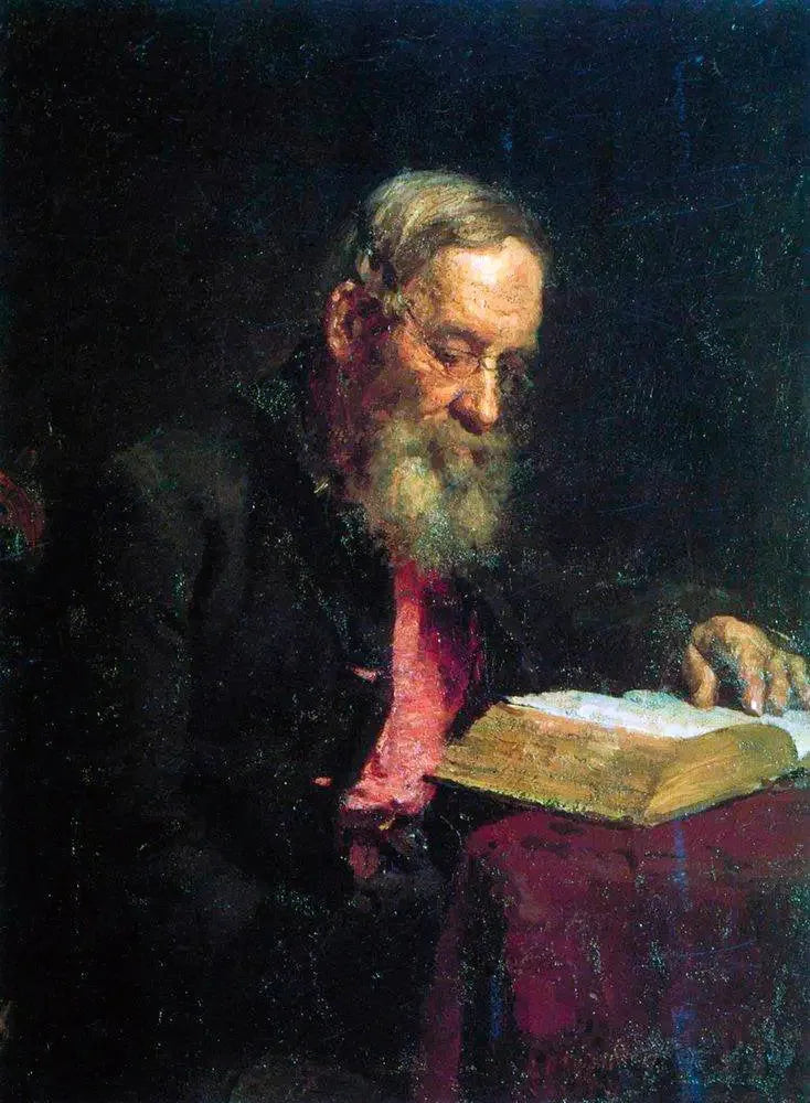 Portret Jejima Wasiljewicza Riepina, ojca artysty - Ilya Riepin