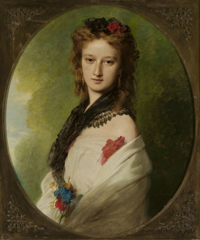 Portret Zofii Zamoyskiej z domu Potocka. - Franz Xaver Winterhalter