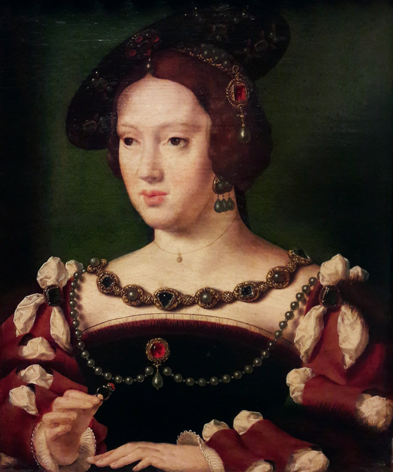 Portret Elżbiety Austriaczki (1498-1558) - Joos van Cleve