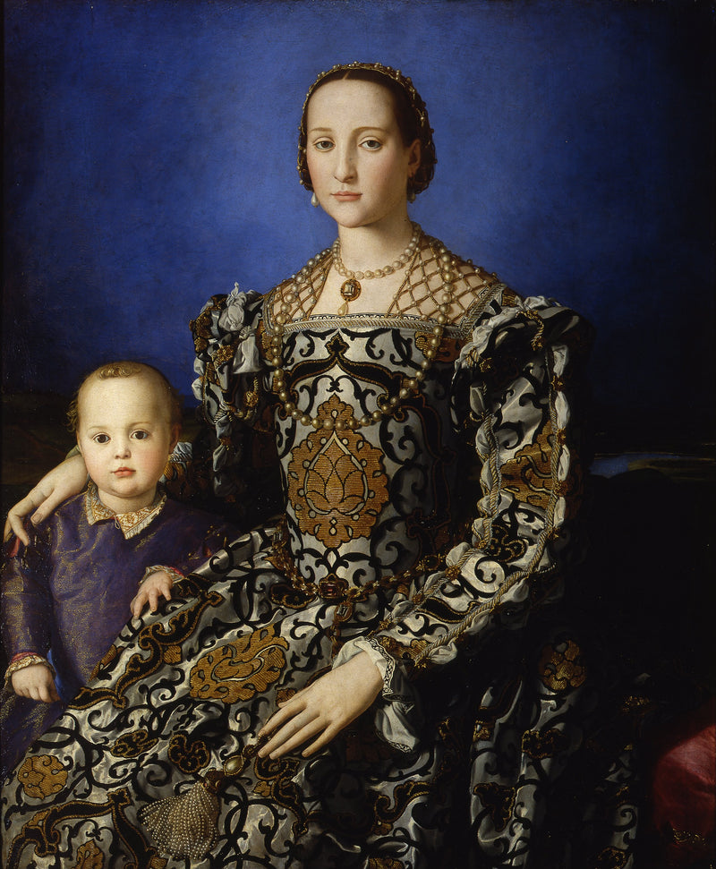 Portret Eleonory z Toledo i jej syna Giovanniego de' Medici - Bronzino