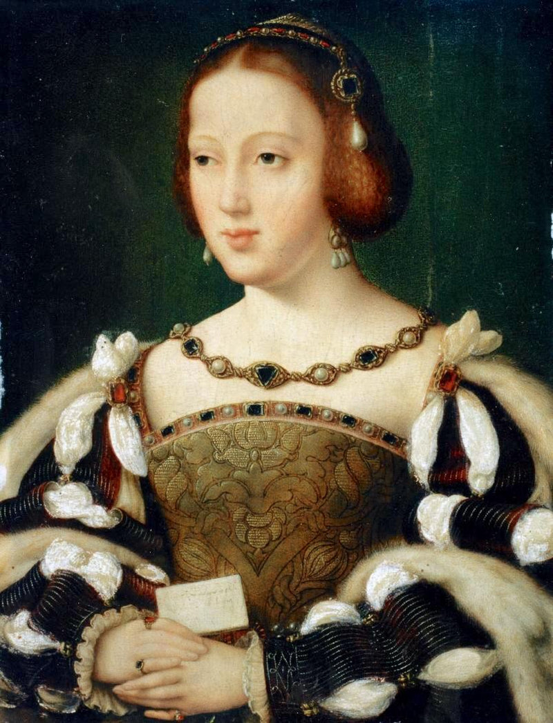 Portret Eleonory, królowej Francji - Joos van Cleve