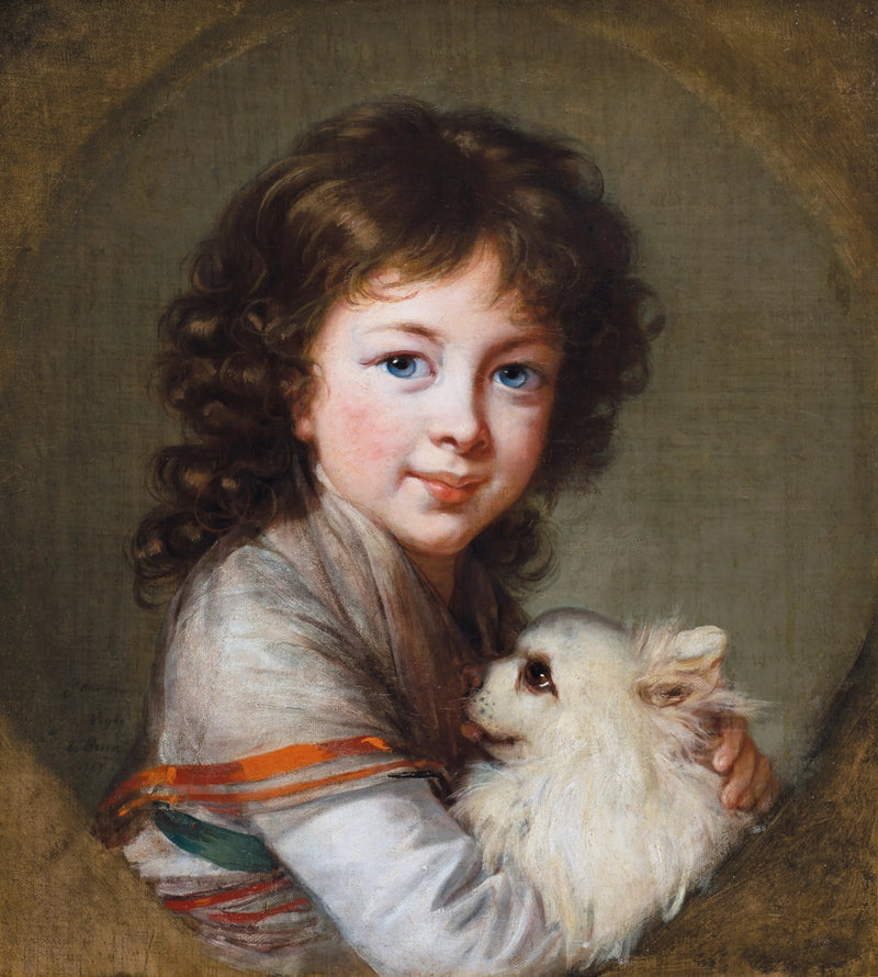 Portret Elżbiety Izabeli Mniszech - Élisabeth Vigée Le Brun