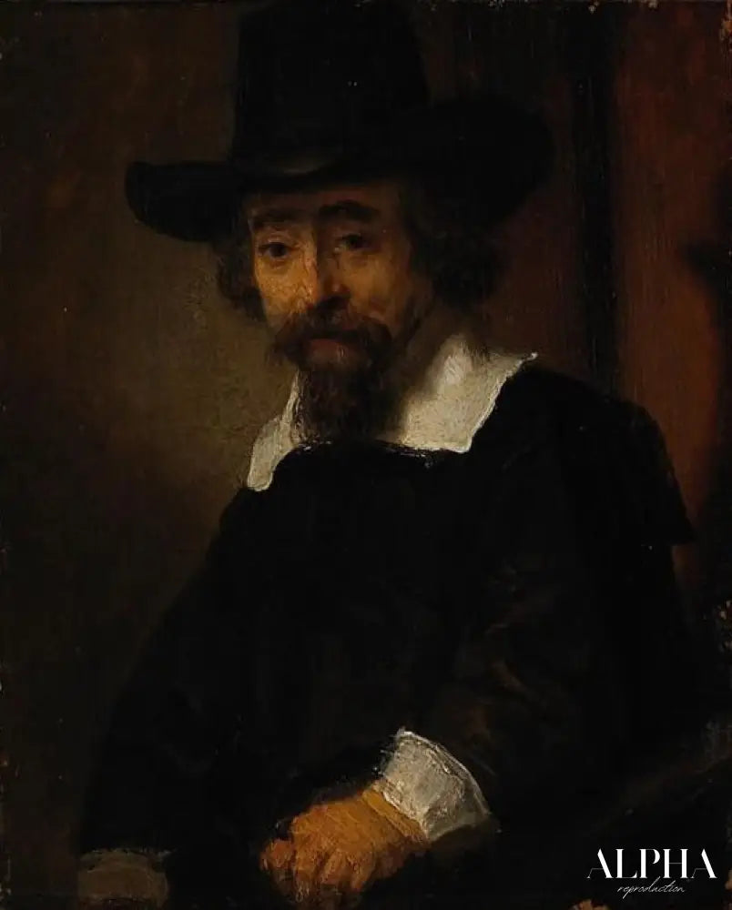 Portrait d'Ephraim Bueno - Rembrandt van Rijn - Reproductions de tableaux et peintures haut de gamme