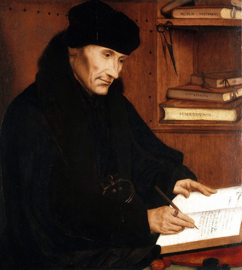 Portret Erazma Rotterdamczyka (1466–1536) - Quentin Metsys