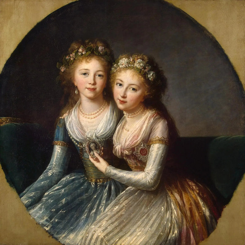 Portret córek cesarza Pawła I - Élisabeth Vigée Le Brun