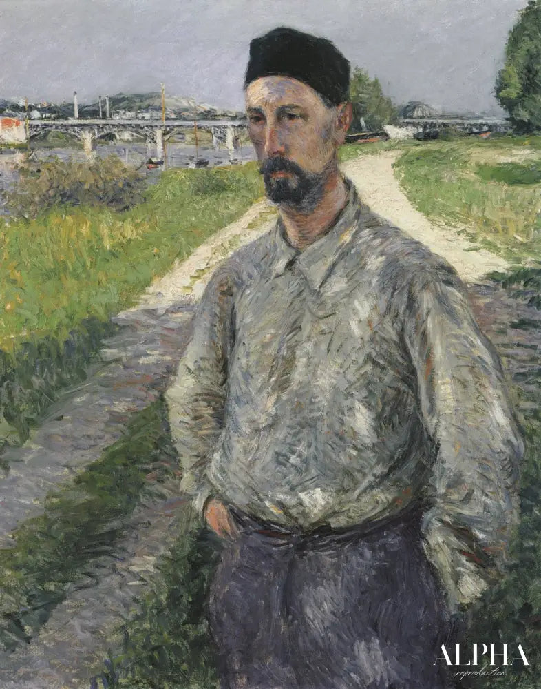 Portrait d'Eugène Lamy - Caillebotte - Reproductions de tableaux et peintures haut de gamme