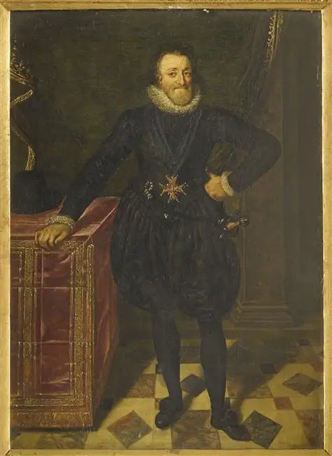 Portret Henryka IV - Frans Pourbus Młodszy