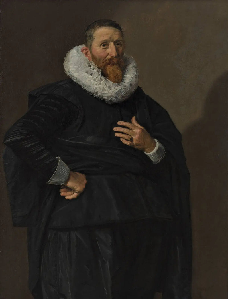 Portret mężczyzny, (możliwe) Johannes Saeckma (1572-1636) - Frans Hals