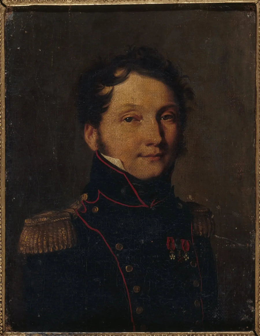 Portret kapitana Julesa Raulina - Louis-Léopold Boilly